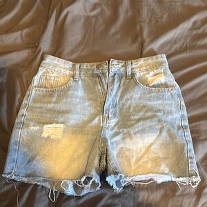 Distressed Denim Women's Shorts